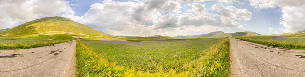 #slider14 Virtual Tour della Piana di Castelluccio - Norcia